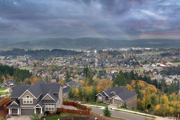 Double Rainbows at Happy Valley