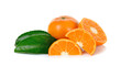 Oranges fruit isolated on a white background