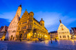 12 JULY 2014 Rothenburg ob der Tauber, picturesque medieval city