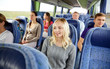 © Syda Productions - group of passengers or tourists in travel bus