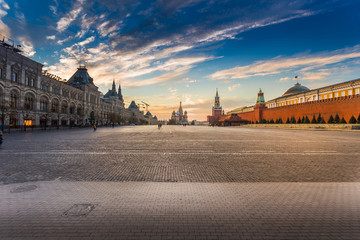 Wall Mural - Moscow,Russia,Red square,view of St. Basil's Cathedral