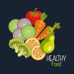 Poster - healthy food  design 