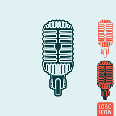 Microphone icon isolated