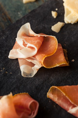 Canvas Print - Organic Dry Prosciutto Appetizer