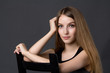 © stas_80 - young beautiful girl sitting on a Chair