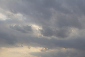 Wall Mural - Cloudy sky where the light is plugged
