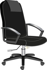 black office chair