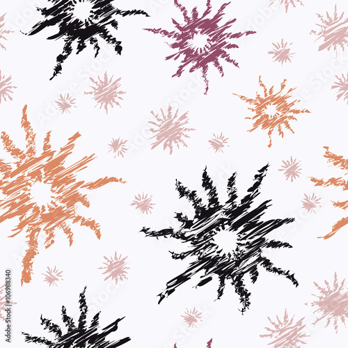 Naklejka na meble Ethnic boho seamless pattern. Print. Repeating background. Cloth design, wallpaper.