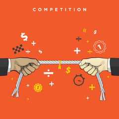 business competition concepts square