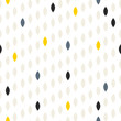 © YoPixArt - Simple drop polka dot grey and yellow shape seamless pattern. Vector geometric row background. Polkadot pattern. Dotted scandinavian ornament.