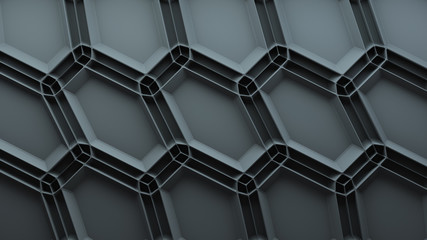 Poster - abstract 3d background with repeating pattern