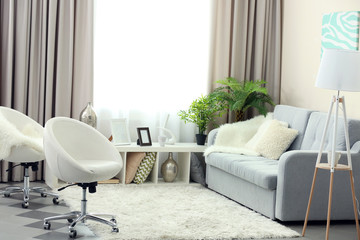 Sticker - Stylish bright living room