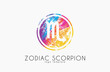 scorpion zodiac slogo. Scorpion symbol. Creative logo
