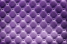 Closeup Of Purple Leather Pattern Delicate Striped  Background