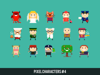 Pixel Characters