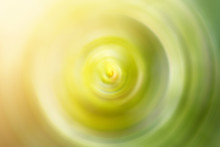Abstract Green Spiral Radial Background