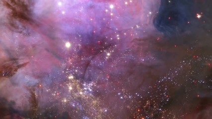 Wall Mural - Space 2032: Flying through star fields in deep space (Loop).