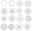 © nattalya - Black circles set. Vector illustration.
