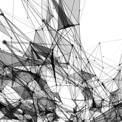 Aufkleber - Abstract background with dotted grid