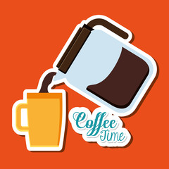 Poster - coffee shop design , vector illustration