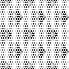 Wall Mural - Vector seamless texture. Modern abstract background. Monochrome geometrical pattern of triangles.