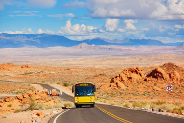 Valley of the Fire national park in Nevada, USA