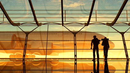 Wall Mural - The airport