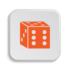 Canvas Print - Dice icon