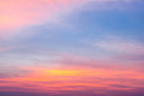 Fototapeta Zachód słońca - Colorful sky in twilight time
