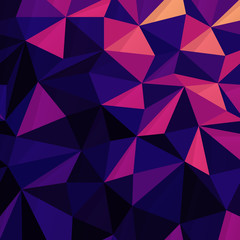 Poster - Pink and blue vector geometric background. Can be used in cover