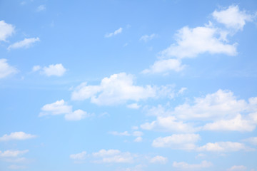 Wall Mural - light blue sky with clouds
