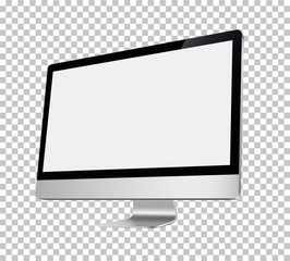 Poster - computer, realistic, 3d, isolated