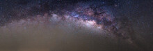 Panorama Of Milky Way Found At Sky Of Thailand