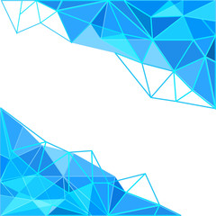 Poster - Abstract background of different figures. Template for a text