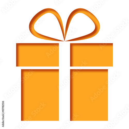 Logo cadeau. Buy this stock vector and explore similar vectors at