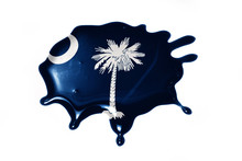 Blot With South Carolina State Flag