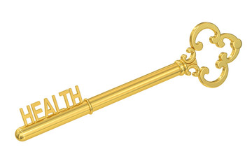 Poster - Key to Health concept, 3D rendering