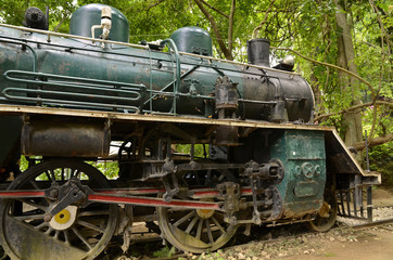 Old steam locomotive