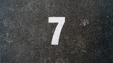 Fototapeta  - Number seven, 7