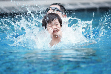 Wall Mural - children swimming pool