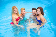 © Spectral-Design - Friends relaxing together in the pool