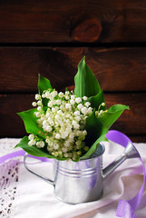 Wall Mural - bunch of lily of the valley