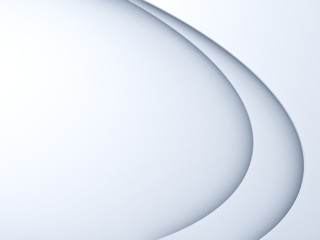 Aufkleber - Abstract curves background. 3D rendering.