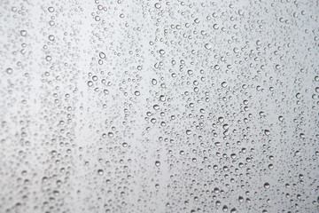 drops of rain on the window
