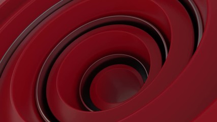 Poster - abstract 3d background with loopable spiral rotation