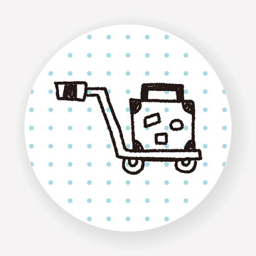 Trolley doodle drawing