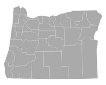 Karte Von Oregon
