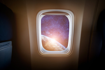 Wall Mural - planet earth from the space craft.