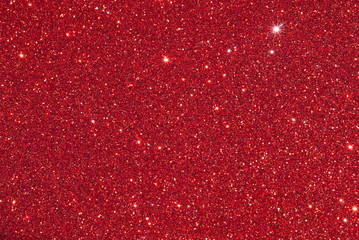 Red glitter bokeh abstract background