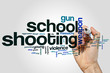 School shooting word cloud
